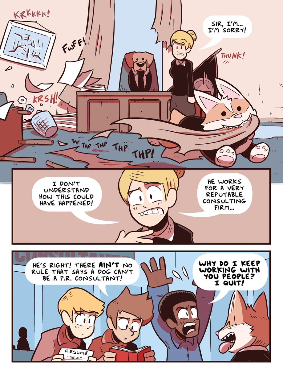 President Dog meets Baker the Corgi 