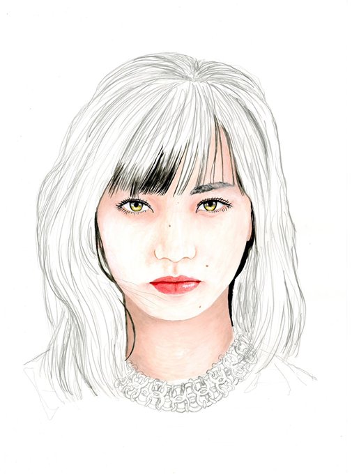 小松菜奈のtwitterイラスト作品