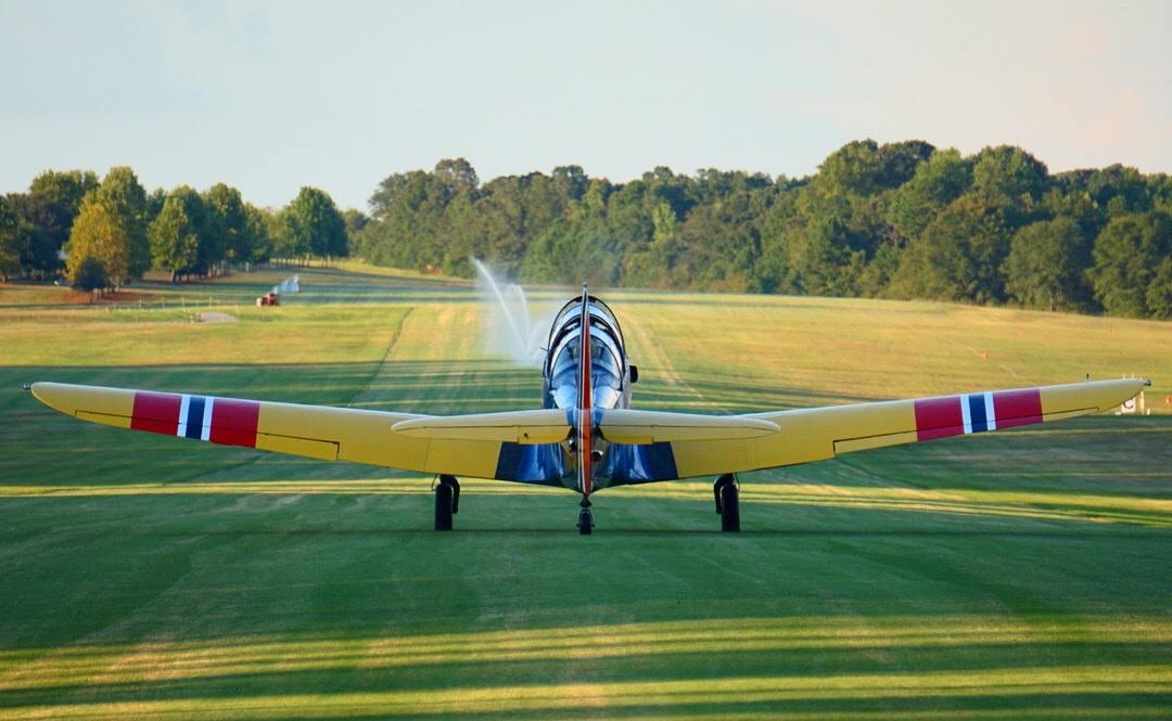 Blue skies, green grass, and a warbird are just three key ingredients to an aviator’s dream summer! ✈️☀️ Are you using general aviation to travel over the next few months? 😎 Where to?📍

📸: <a href="/pilotcayla/">Cayla McLeod</a>