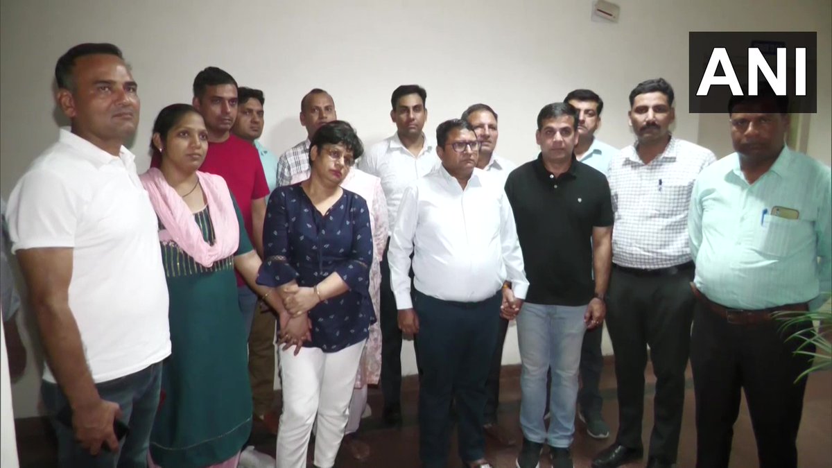 ANI's tweet photo. Gurugram, Haryana | State Vigilance Bureau arrested two persons, including an inspector of the Excise and Taxation Dept, while accepting a bribe of Rs 2 lakh for issuing a GST number. They had demanded Rs 7 lakh from the complainant, officials said yesterday (09.05) https://t.co/reaD6KMl11