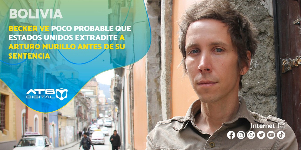 EnConexionbol's tweet photo. #ThomasBecker, abogado estadounidense que defiende a las víctimas de la masacre de 2003 y también apoya a las víctimas de 2019, consideró este lunes que es poco probable que #EEUU extradite al exministro de Gobierno #ArturoMurillo antes de su sentencia.
https://t.co/MuU7b41ZQf https://t.co/KmzGePZ5o6