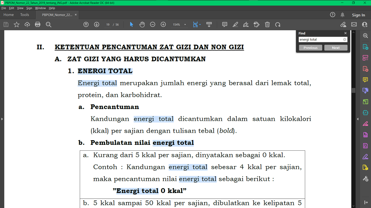 remmargorpffub's tweet photo. jadi perhitungan ini salah yaaa, bestie, maapkeun
yang BENAR mengutip dari Peraturan BPOM No 22 Tahun 2019 tentang Infomasi Nilai Gizi Pada Label Pangan Olahan
dari awal dilema karena dari indikasi layouting ING
inilah pentingnya cross-check
https://t.co/S5QfIvtM99 https://t.co/ofTHxdDtgK