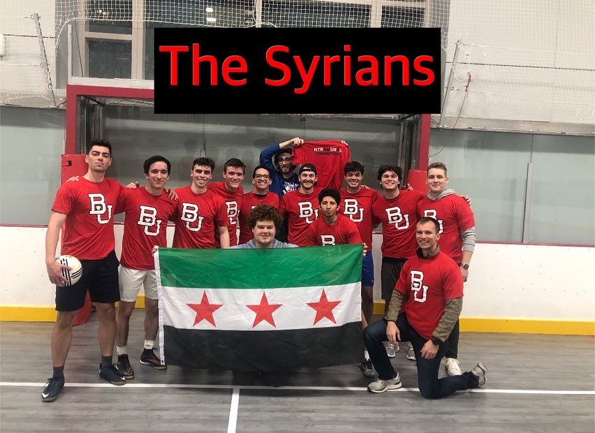 BUIntramurals's tweet photo. Last week we ended our Intramural offerings for the school year by crowning the Champions of Spring Indoor Soccer! The 1st Place finishers were:

•Co-Rec = FC Dubski
•Open A = The Syrians
•Open AA = Fondo Oeste

Thanks to the over 40 teams that participated! ⚽️🏆

#BUIMSports https://t.co/CbaKXDfp5S