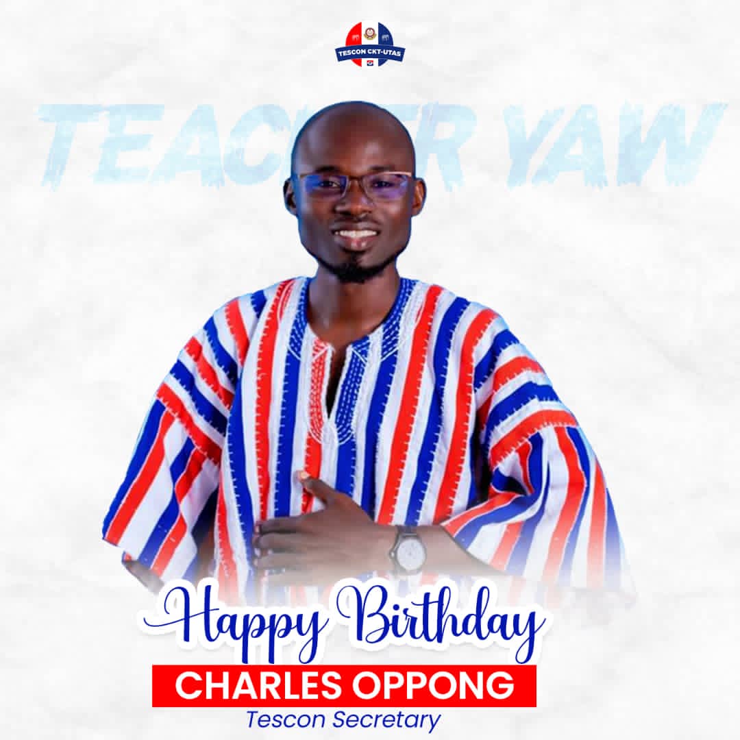 tescon_utas's tweet photo. A tremendous birthday to our Hon. Secretary @oppongcharles15 🎉🎂❤

#happybirthday https://t.co/M8Ucc9qBHt