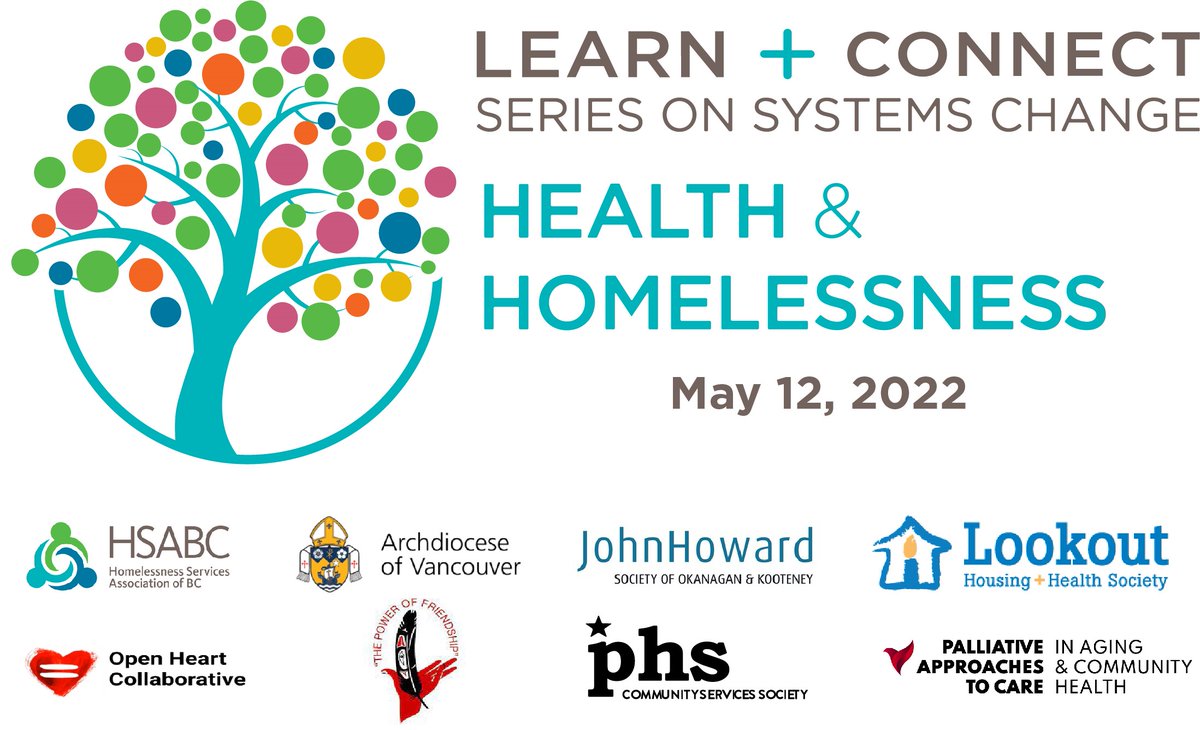 _HSABC's tweet photo. Really excited for Thursday's #LearnConnect focusing on Health and Homelessness with @LookoutSociety @openheartcolla1, @PGNFC, @PHScss,  
@access2care, @archvancouver and the @JohnHoward_Can Okanagan &amp; Kootenay. https://t.co/r9999ZVern