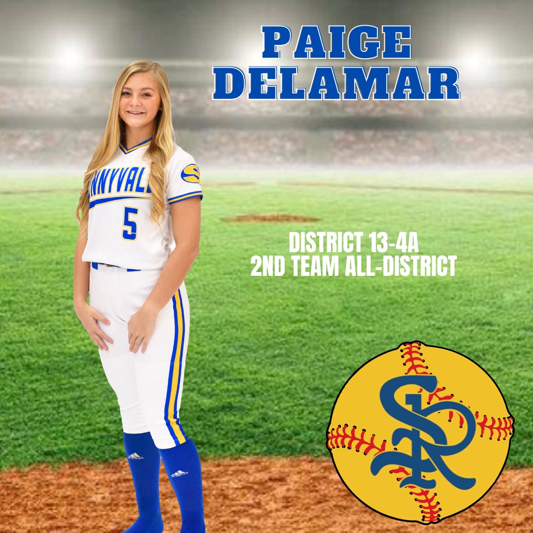SValeRaiderSB's tweet photo. Congratulations!

Blakely Peach: 2nd Team All District
Paige Delamar: 2nd Team All District
Carley Patterson: Honorable Mention
Sofia Cantu: Honorable Mention https://t.co/bIwpAkgW6U