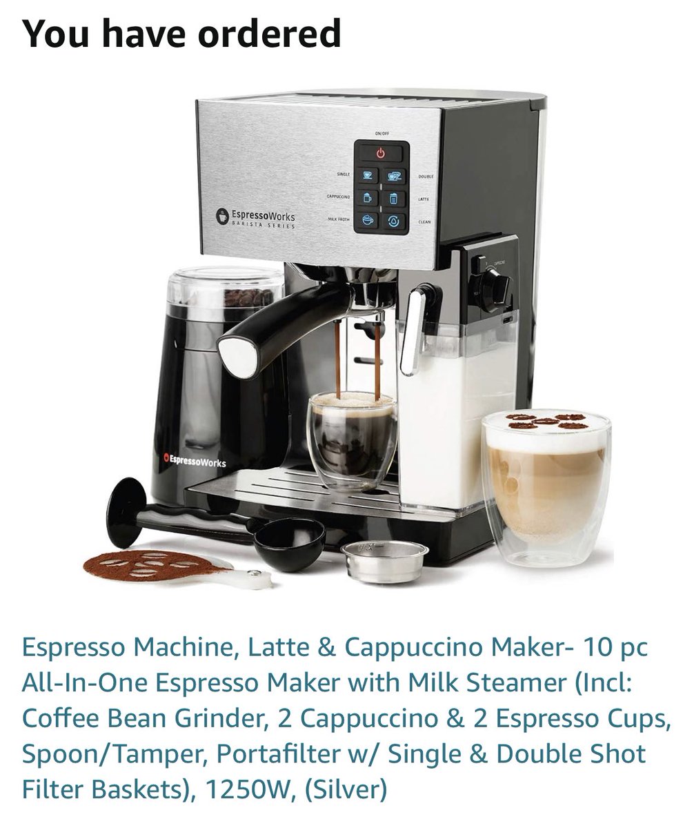 When you go to Scotland and get hooked on all the awesome coffee then you return to real life and have to buy a new coffee machine! Yep That’s me the coffee struggle is real y”all!! 😉☕️🏴󠁧󠁢󠁳󠁣󠁴󠁿 <a href="/SamHeughan/">Sam Heughan</a> <a href="/MyPeakChallenge/">My Peak Challenge</a> <a href="/_ScotlandTours/">Visit Scotland Tours</a>