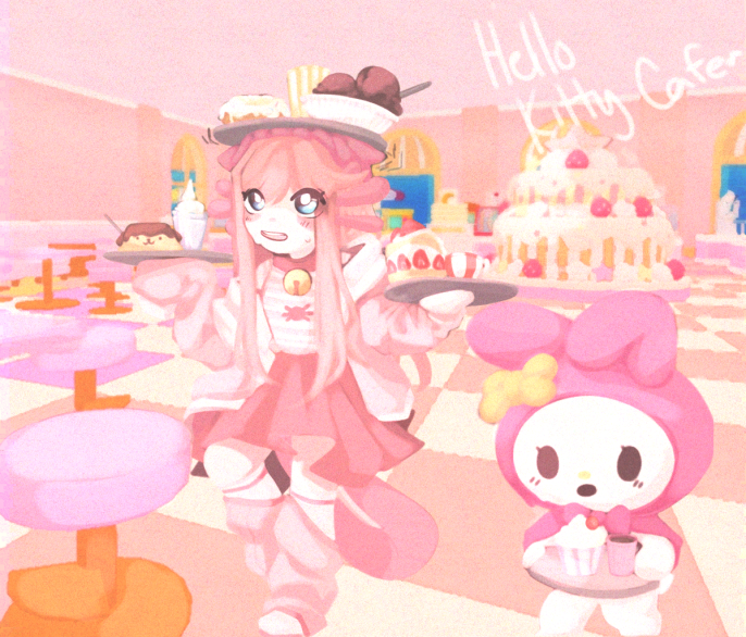 Work hard!💪
Our cafe will get better and better!❤️
Artwork from our Discrod community players!🥰
From: Kayden#4347
If you have any good artwork, please share it with us~
discord.com/invite/dEAmhCk…
#HelloKitty #Roblox