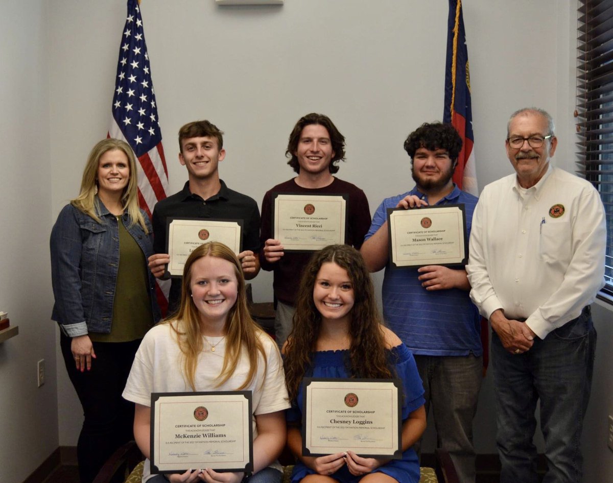 barrow_county's tweet photo. The Tim Watson Memorial Scholarship is available to children of the department personnel who are attending an institute of higher learning. This year, for the first time, the scholarship was able to be awarded to five students. 
Find out more on our Facebook. https://t.co/Mw4AghYSmA