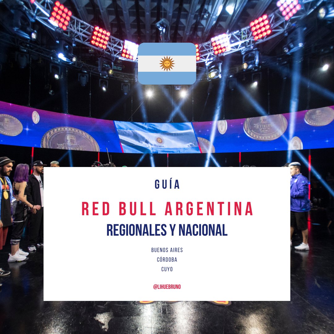 LihueBruno's tweet photo. 🇦🇷🧐| Ya están todos los clasificados a las regionales de @redbullbatalla 

👉 Conozcamos a los 48 clasificados en esta guía de Red Bull Argentina.

💙 También voy a subir análisis con mayor profundidad en mi instagram: @lihuebruno https://t.co/ZUM9cGmGDw