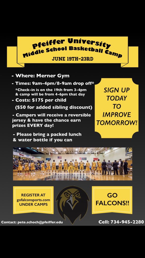 Pfeiffer University Men’s Basketball tweet media