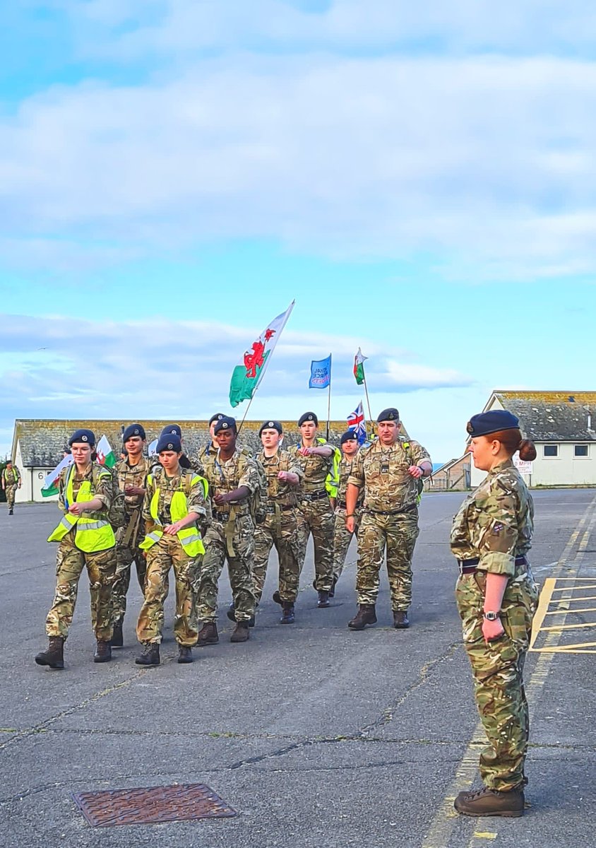 BGWroadmarching's tweet photo. Huge congratulations to all the cadets from @BgWing, @no1welshatc and @31_air_cadets for completing the Chickerell marches which replaced the Cosford march this year.
4 cadets completed 25miles to earn a Bronze badge, while 25 finished 50 miles for a Silver. https://t.co/RHZCezuj9P