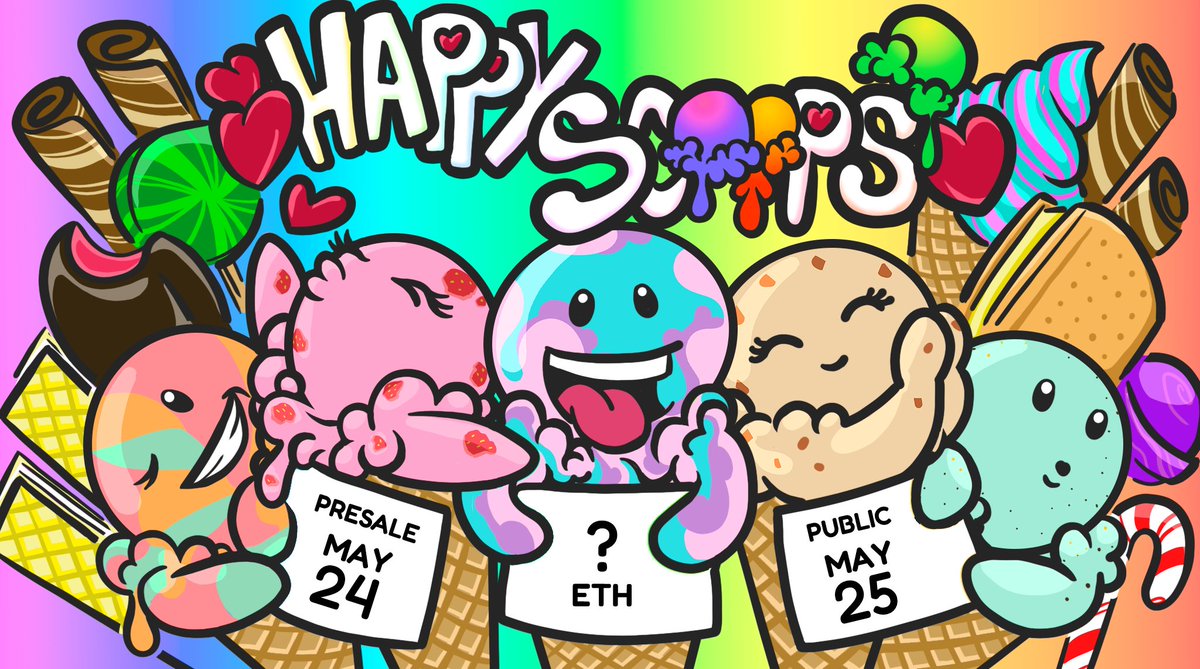 HAPPY SCOOPS🍦🌈 SOLD OUT! tweet media