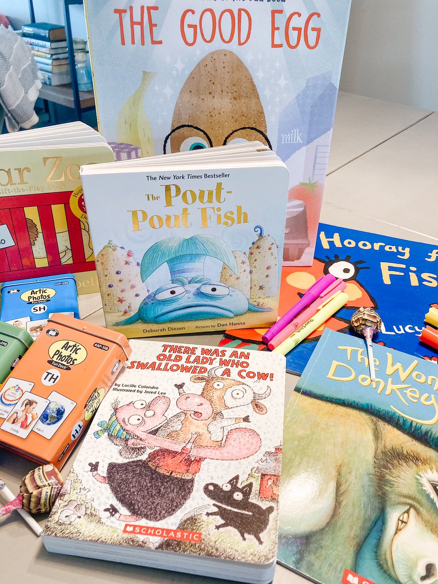 Samgp4's tweet photo. May is Speech and Hearing Month 

Literacy based articulation and language therapy is one of my favourite ways to target multiple goals with kids of all ages. Nothing better than finding a new fantastic book!
#IamSHBC @speechhearbc #slp https://t.co/OJ9Yj9CbtL
