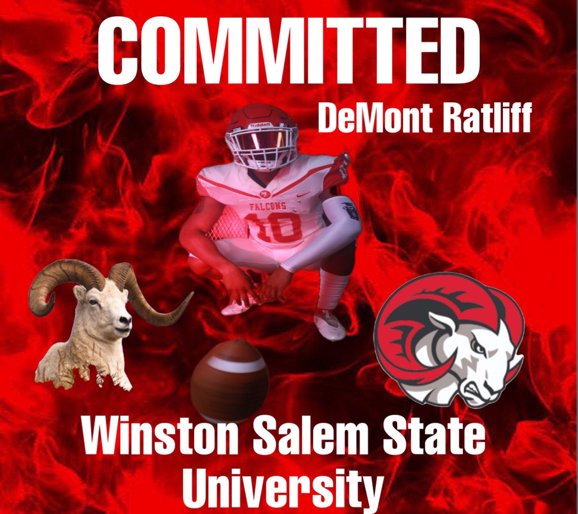 de_ratliff's tweet photo. I am 110% committed to Winston -Salem State University @WSSURamFootball @WSSU_Athletics @CoachMakk @thereal71sports @KelSmitty71st https://t.co/qiB2yTJuld