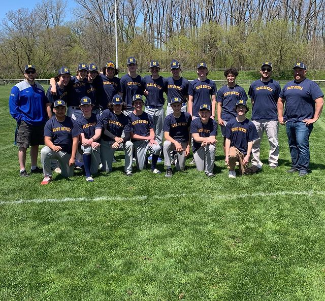 McKinnon Park History & Social Sciences Department (@mpsshistory) on Twitter photo MPSS Boys Baseball team defeats North Park 9-6 in Quarter-Finals, then St. John's 4-3 in extra innings in Semi-Final to advance to tomorrow's Final vs Simcoe!
One more to get!
<a href="/MPSSBlueDevil/">Blue Devil</a> <a href="/GEDSB/">Grand Erie District School Board</a> <a href="/SmartSportsNet1/">SmartSportsNetwork</a> MPSS Boys Baseball team defeats North Park 9-6 in Quarter-Finals, then St. John's 4-3 in extra innings in Semi-Final to advance to tomorrow's Final vs Simcoe!
One more to get!
<a href="/MPSSBlueDevil/">Blue Devil</a> <a href="/GEDSB/">Grand Erie District School Board</a> <a href="/SmartSportsNet1/">SmartSportsNetwork</a>