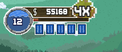 El_GatoPanzon's tweet photo. The HUD has been updated to include an outline to improve visibility. Thoughts? #BoatloadGame #pixelart #indiedev #gamedev #GodotEngine https://t.co/DjWQOCAB8F