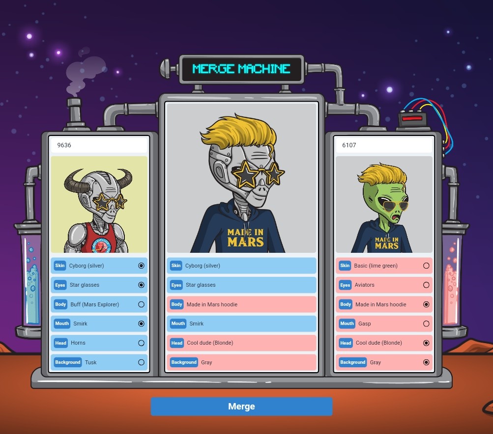 Since everything is going to "Zero" what's the most unique original feature created by a team/project ??

I'll go first with <a href="/SaveMartiansNFT/">Save The Martians</a>. Still to this day the merge machine and the deflationary aspect it provides is unmatched. Cutting the supply with every merge.