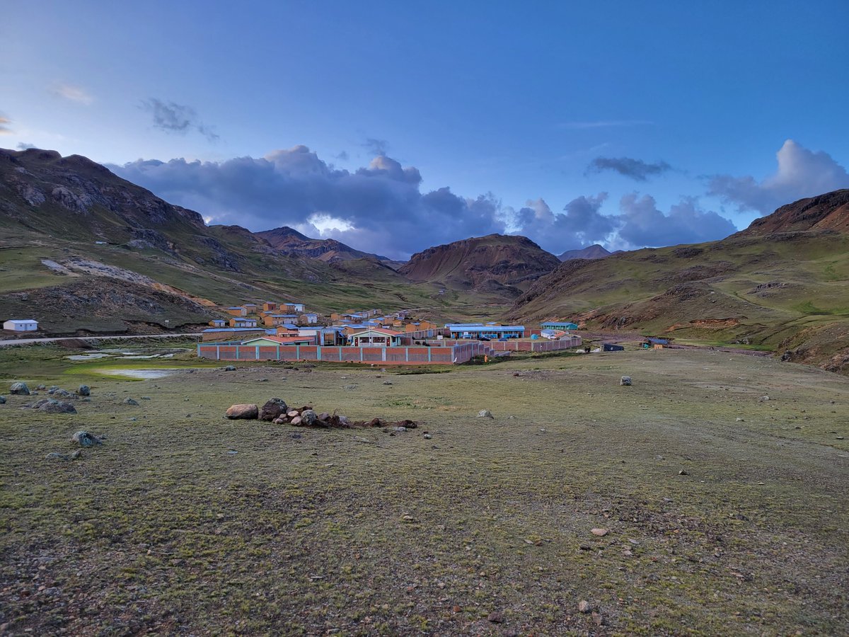 This is the town of Ccollpapata, high in the Andes in Peru where students from <a href="/NAITAltEnergy/">Alternative Energy</a> working with <a href="/lutwgroup/">Light Up The World</a> installed on off-grid #solar PV system at the school, bringing lights and electricity. #energyaccess #NAIT