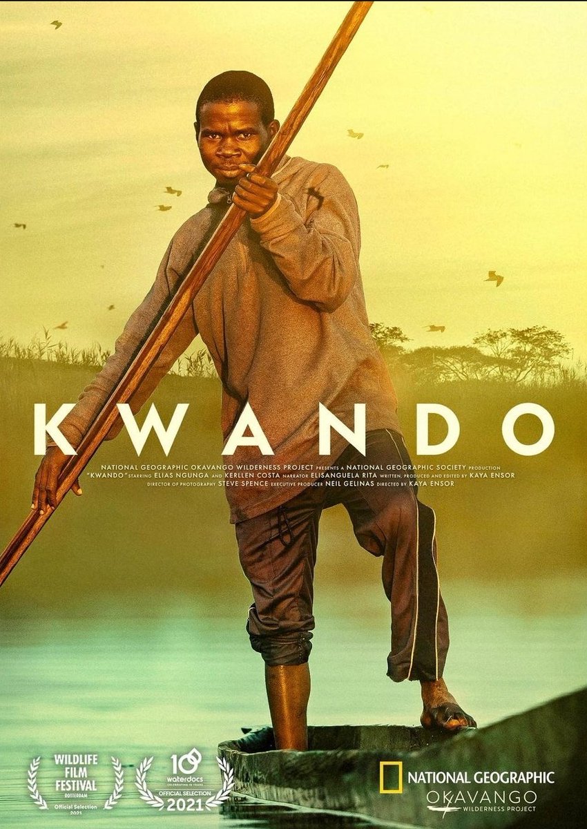 mauro_s3rgio's tweet photo. Amanhã estreia oficialmente em Angola o documentário da National Geograohic, Kwando. E adivinhem quem é que tá lá como um dos personagens?

Epá... De wi que só assistia pra wi que vão lhe assistir. Aqui vai um screengrab e espero que nos assistam nos cinemas ou Disney+ 🚀🚀🚀 https://t.co/KSN4wdmWHX