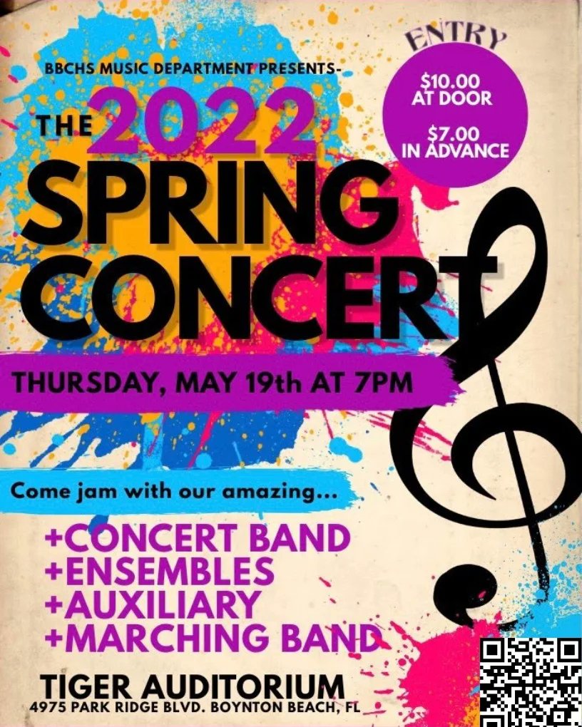 TigerSoundBand's tweet photo. Save the date!!!
Early bird special $7 in advance

Come celebrate with the Tiger Sound.

Scan the QR code or click link

https://t.co/GgzFkxnZyX

If your schedule doesn't permit, click the link and send a donation from the heart💜💛

Don't meet us there beat us there😎 https://t.co/4htV4cmQko