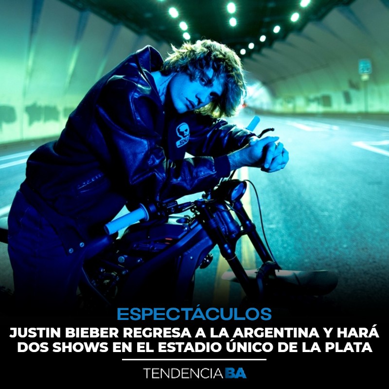 Justin Bieber regresa a la Argentina y hará dos shows en el Estadio Único de La Plata 
#Noticias #BuenosAires

➡️ NOTA COMPLETA:

tendenciaba.com.ar/?p=4048