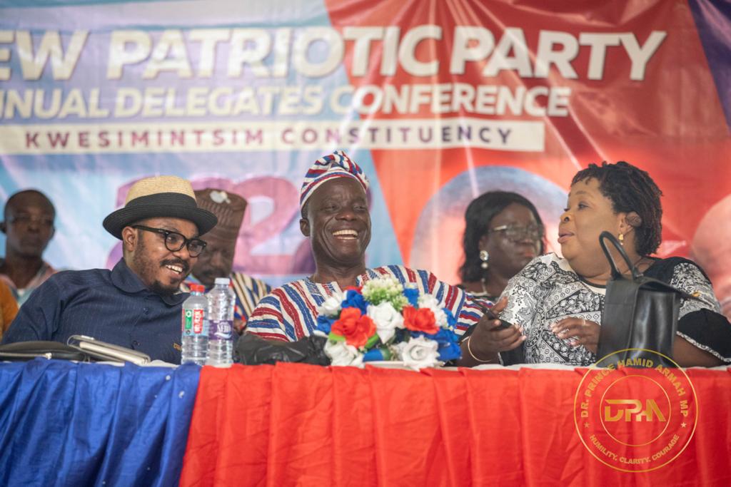 dpharmah's tweet photo. I congratulate aspirants who were elected yesterday as Constituency Executive Committee members of the #Kwesimintsim NPP on their victory. 
 
Under the leadership of new Chairman, Mr. Jerry Hanson, I am fully confident that you shall serve our party with truth and dedication.
1/2 https://t.co/9616yOab6q