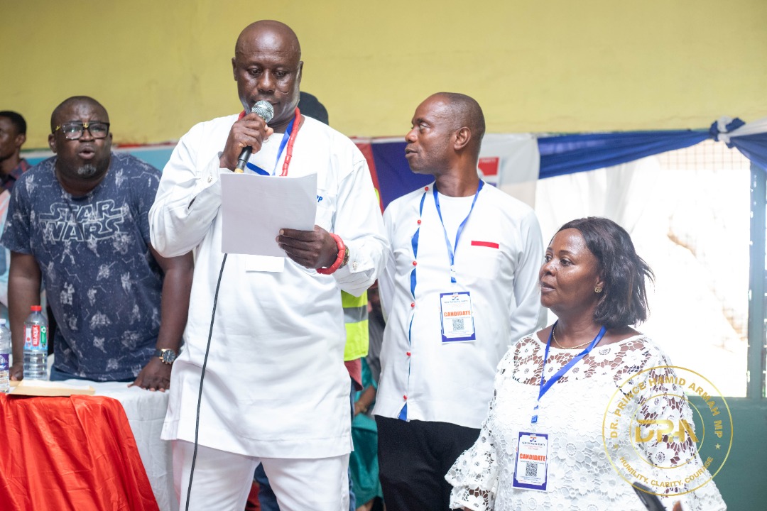 dpharmah's tweet photo. I congratulate aspirants who were elected yesterday as Constituency Executive Committee members of the #Kwesimintsim NPP on their victory. 
 
Under the leadership of new Chairman, Mr. Jerry Hanson, I am fully confident that you shall serve our party with truth and dedication.
1/2 https://t.co/9616yOab6q
