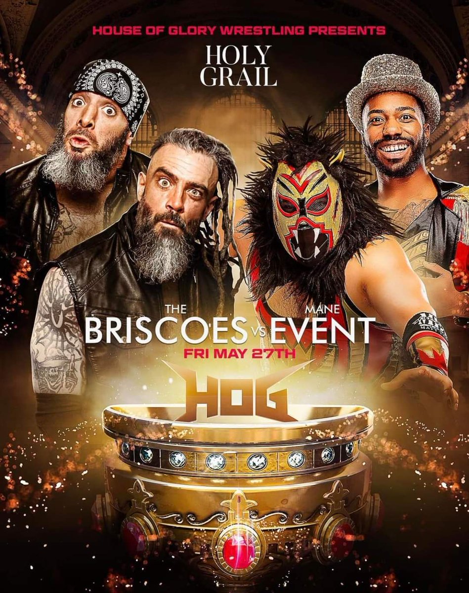 JoakimMorales's tweet photo. Probably breaking some unwritten rule about competition or whatnot... Don't care. I LOVE THESE KIDS. They are my #BattleClub Tag Team Champions for a reason! LFG!

@Blazin_Lyon @RingleaderM 
Win that fucking gold! Hit up @HOGwrestling for ticket info https://t.co/EY8wNElVKy