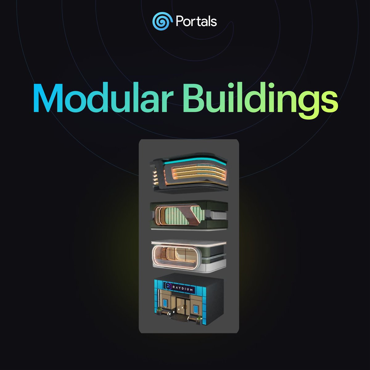 What if it was as easy to create the exterior (buildings) as it currently is to build the interior in Portals? 🤔

Easily created in the browser.
Easily customized to your brand.
Easily deployed to a Portals District. 
Easily shared with anyone, anywhere.

Just send them a link🌀