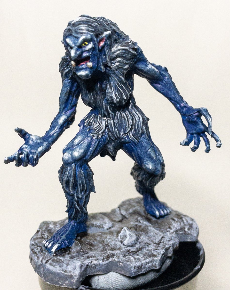 Chaotic_Vito's tweet photo. Completed Ice Troll from tonight's stream. Not too shabby!😍🔥💯
#painting #miniaturepainting #icetroll #dnd #nerd #thisiswhyimbroke #nolzursmarvelousminiatures #art #icecold #citadel #armypainter #streamer https://t.co/Lq5xgxeVg5