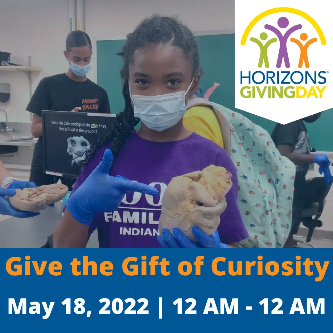 HorizonsSRES's tweet photo. May 18 is #HorizonsGivingDay! We are aiming to raise $65,000 to invest in our students and our staff.

Your gifts aren't just dollars, you're giving the gift of confidence, self-esteem, meals, swim lessons, expanded vocabulary, and more. https://t.co/diWWOps1sG https://t.co/GunCCBHr9R