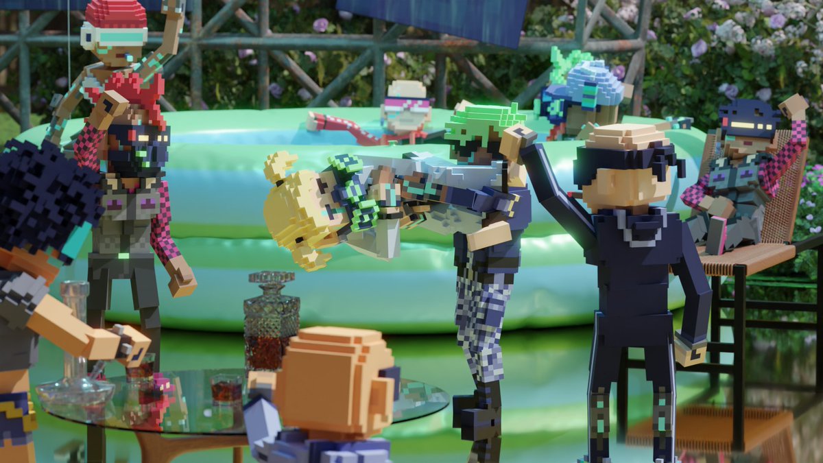 DystoPunks's tweet photo. Please admire the fabulous party @ShikamaruNFT threw with his DystoPunks VX, really amazing, the Dystos look so damn good with those HQ renders

If you are a Holder you can participate in the art contest  with a good prize pool 🔥 #NFTs #Contest

Discord: https://t.co/AqV8PkFITv https://t.co/b9x0nVhEyR