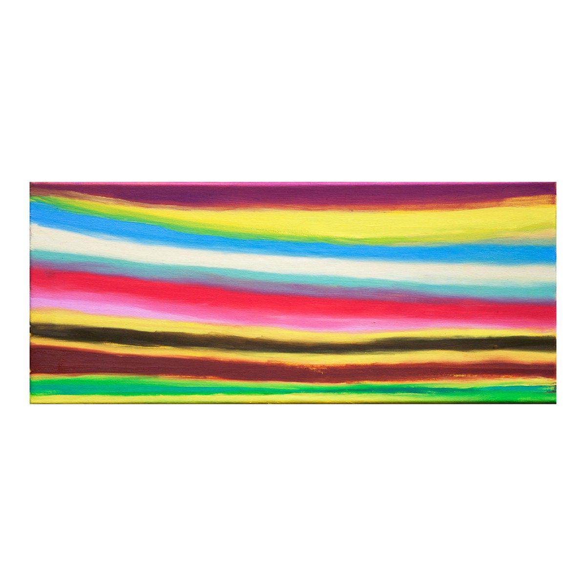 eleonfreeman's tweet photo. “Watermelon Valley” oil on canvas, 12” x 28” #watermelonvalley #art #painting #oil #artforsale #stripepainting #ericfreeman #stripey #poetryofdreams #artist https://t.co/am89LolOah