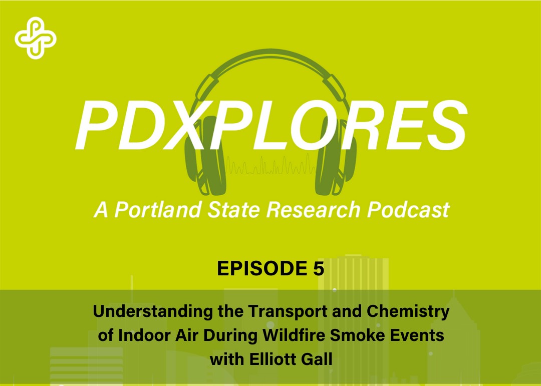 psu_research's tweet photo. 🚨New podcast episode is out now! 🚨
On today's episode, @etgall, @MaseehCollege faculty, discusses the importance of understanding the chemistry of wildfire smoke indoors and how smoke is transported into buildings.
#pdxplores
🎧 listen here: https://t.co/rqvVbFjP64 https://t.co/GvIGtkfHgs