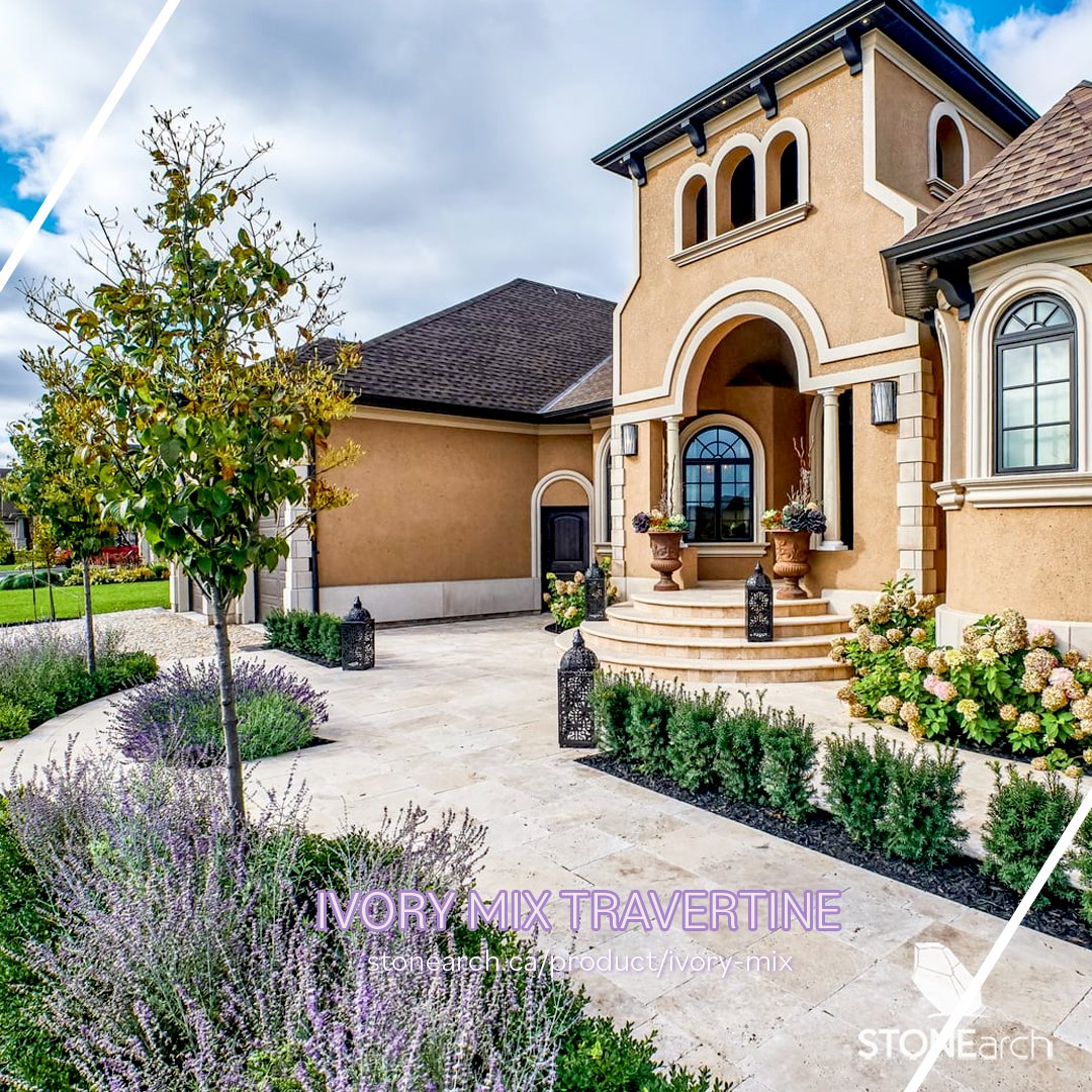 stonearchca's tweet photo. #IvoryMix represents premium #landscapestone and it is meant for high-end landscape projects. The honed and tumbled finish of Ivory Mix Cobbles gives the right choice for stone for a beautiful million-dollar home appearance!

#TravertineStone
#NaturalStone
#landscaping https://t.co/DdVWKefYrK