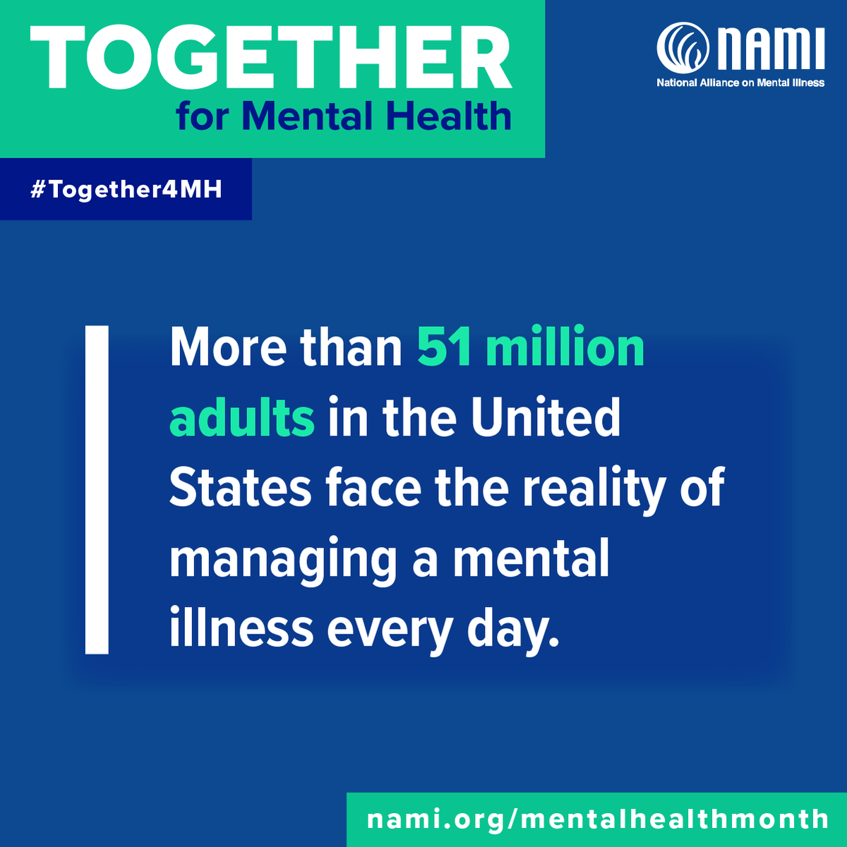 bhishealth's tweet photo. This Mental Health Awareness Month, take some time to learn the warning signs and symptoms of mental illness. From extreme mood changes to excessive fear or sadness, mental illness looks different for everyone. ➡️ Learn more from @NAMICommunicate here: https://t.co/A606MHkfWu https://t.co/kp1blirDYD