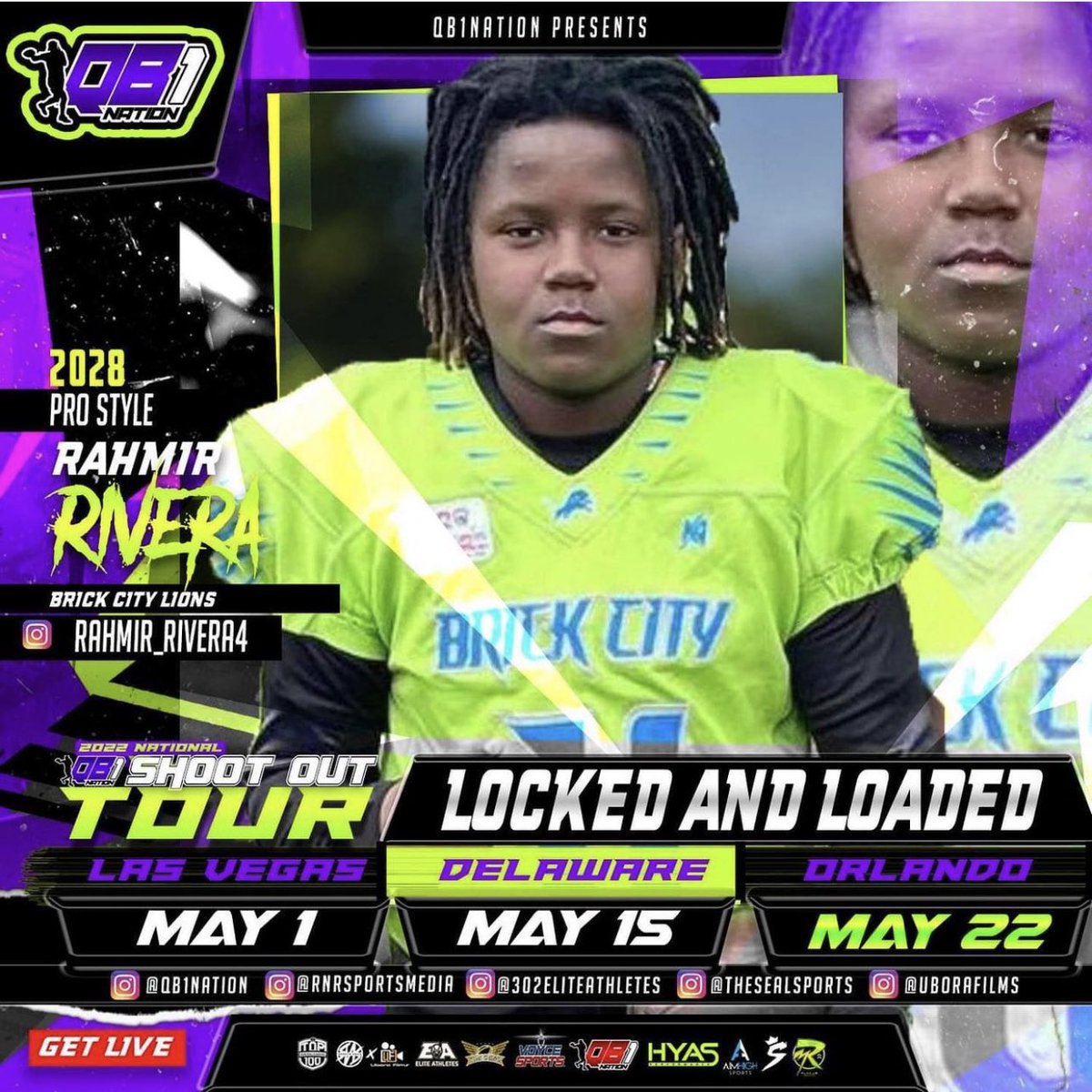 My Buddy. Thank you <a href="/302Elite/">302EliteAthletes</a> <a href="/rnrsportsmedia/">rnrsportsmedia</a> <a href="/rnrtop100/">Rnrsportsmedia</a>  <a href="/rnrsportsmedia/">rnrsportsmedia</a> <a href="/Qb1Nation/">QB1Nation</a>  for the opportunity! We won’t disappoint 🤝🏽#QB1