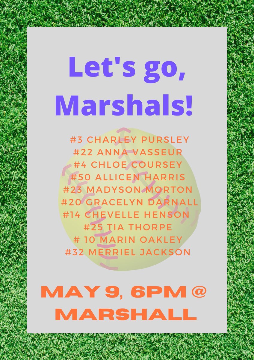 Marshall County Softball (@marshallcosoft) on Twitter photo 
