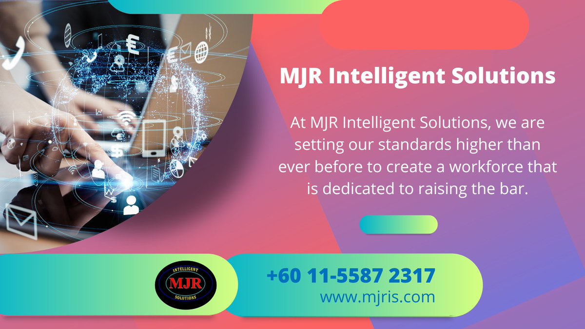 MJRIS17's tweet photo. 💥At MJR Intelligent Solutions, we are setting our standards higher than ever before to create a workforce that is dedicated to raising the bar.💥
🌍https://t.co/6alopk1974
☎+60 11-5587 2317
#technologysolutions #techsolution #technologysolution #intelligentsolution https://t.co/QCTR07KlFM