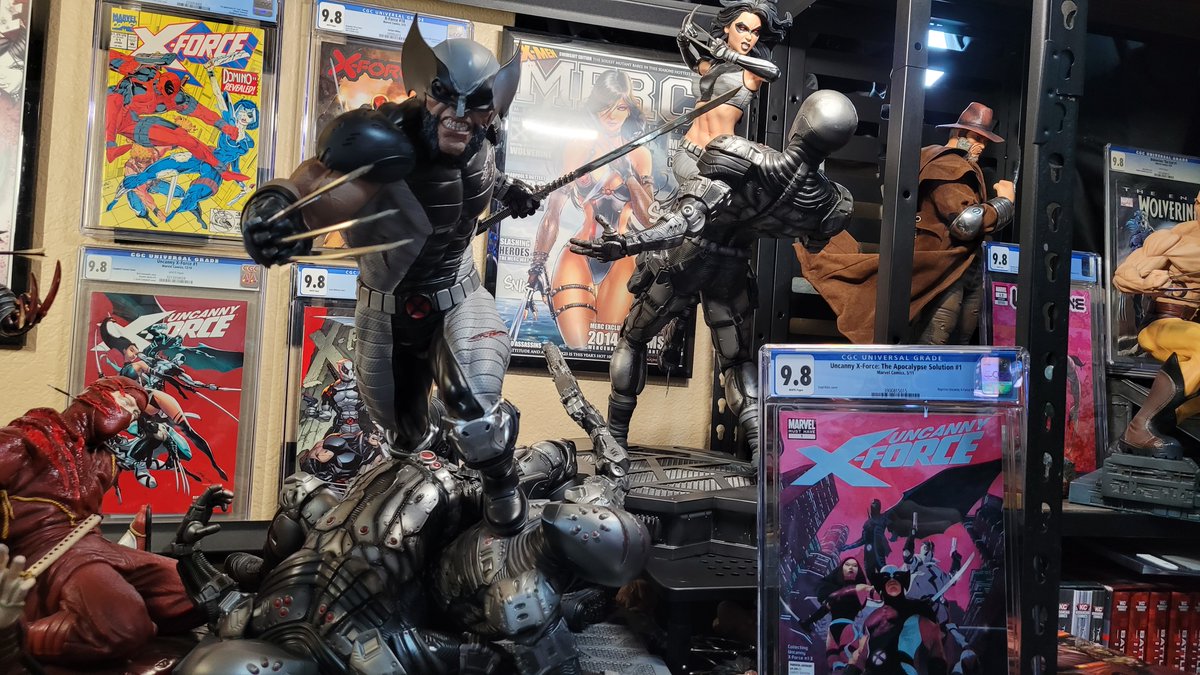 graham0324's tweet photo. My new acquired #diorama and 2nd #Wolverine vs. "killing every thing diorama" with his clone #X23 in the house as well.
#familytime #family #xmen #wolverine #x23 #daken #darkwolverine #marvel #statuecollectors
#statuecollector #marvelcollector #wolverines #artcollectors https://t.co/tlzCDDOmkK