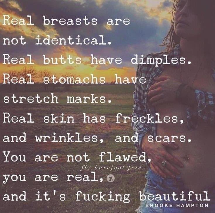 terrye_thorp's tweet photo. You are not perfect
You are real
Embrace what makes you, YOU!!
#notperfect #notflawed #real #embrace https://t.co/JBaLUB2u7R