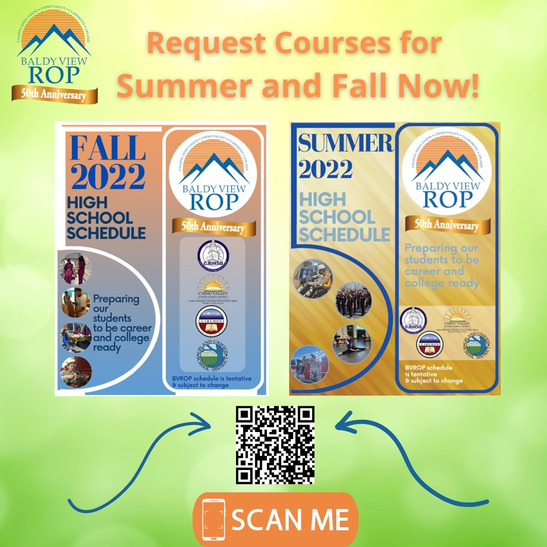 Summer and Fall Courses are now open for enrollment! Click the link below to sign up! baldyviewrop.com/content/course…