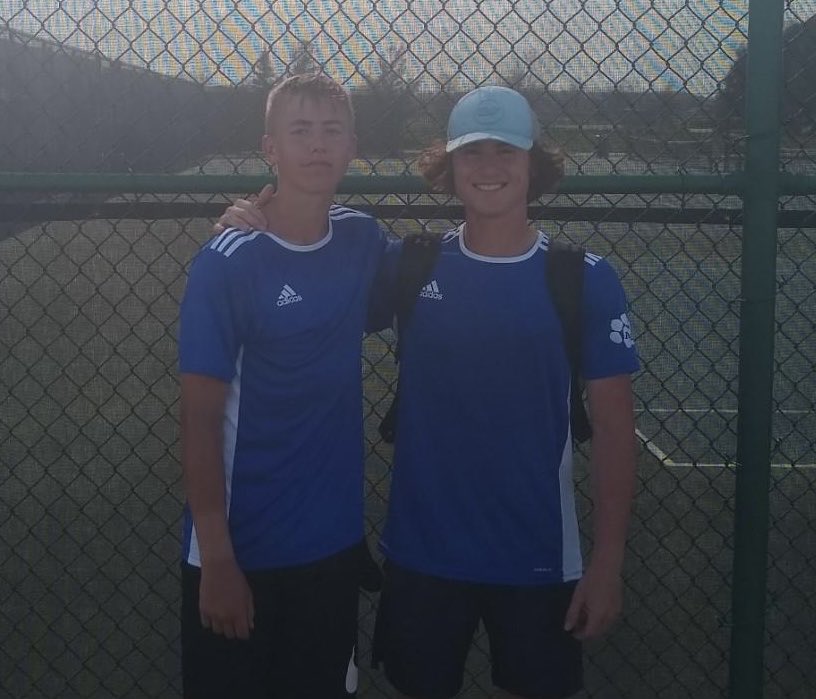 Congrats to Chris Wailes and Ty James who with their runner up doubles finish at districts today qualify for the state doubles championships on May 24th
