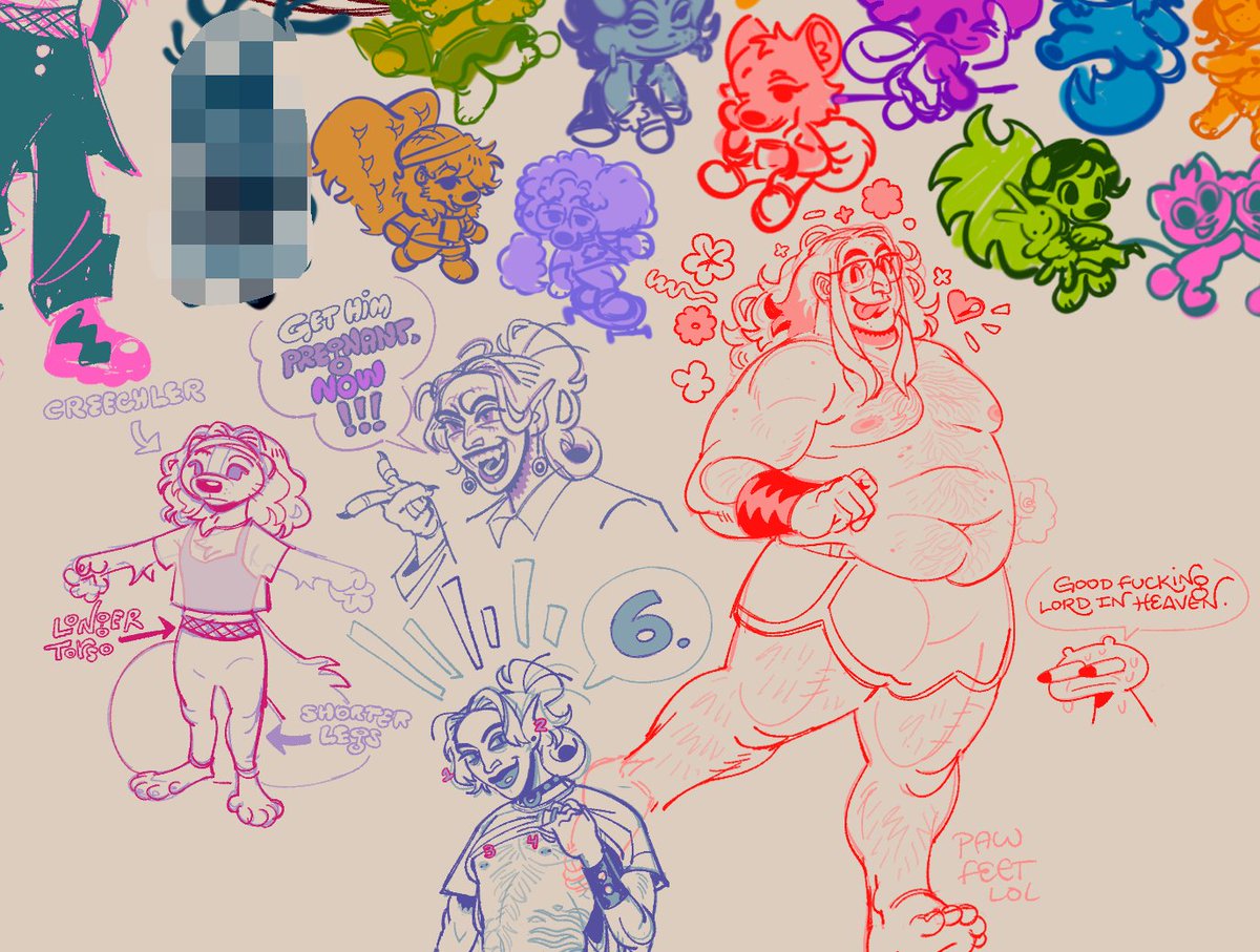 alsoo doodle page recents again ^_^ started doing chibi sketches in this big main page too