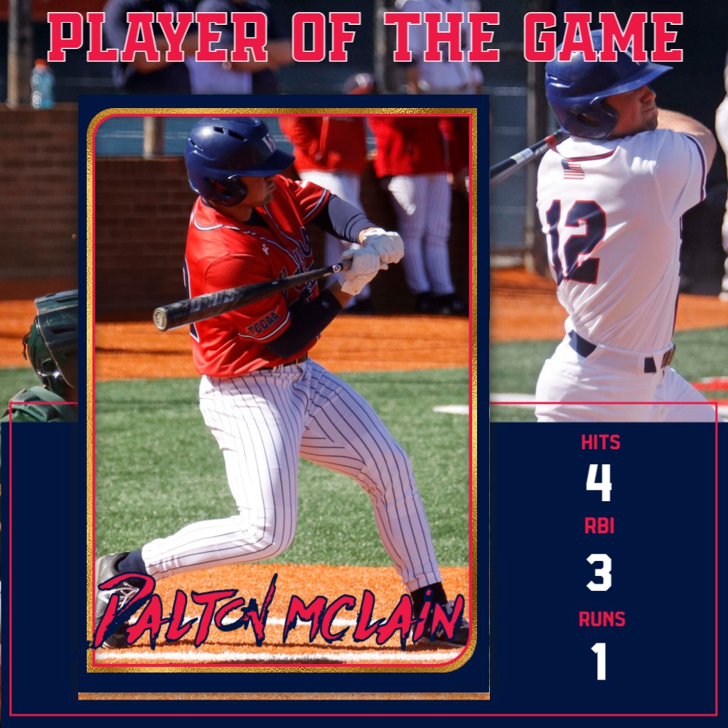 Big day from Dalton McLain today as he earns  Player of the Game in Game 1 of the TCCAA Region VII Tournament!  #wallyboys