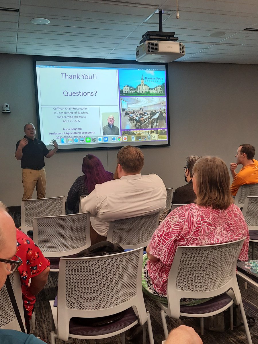 kstatetlc's tweet photo. Thank you to all our presenters who shared their research and for all who attended the 1st Annual SoTL Showcase! It was inspiring to hear the array of teaching and learning research happening across our campus.
#ITeachatKState https://t.co/ABSQCevfqJ