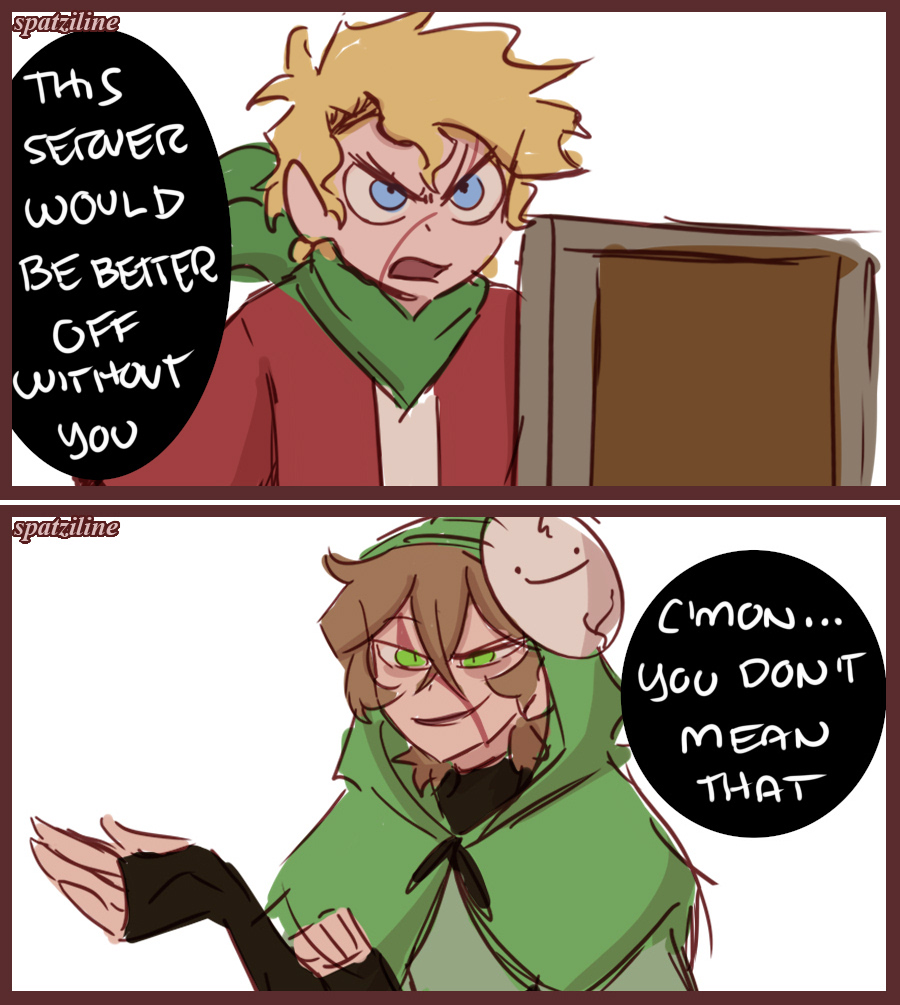 Reactions #dreamsmpfanart #tommyinnitfanart #dreamfanart #sapnapfanart 