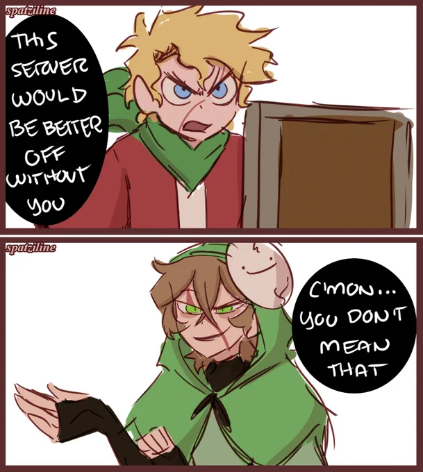 Reactions #dreamsmpfanart #tommyinnitfanart #dreamfanart #sapnapfanart 