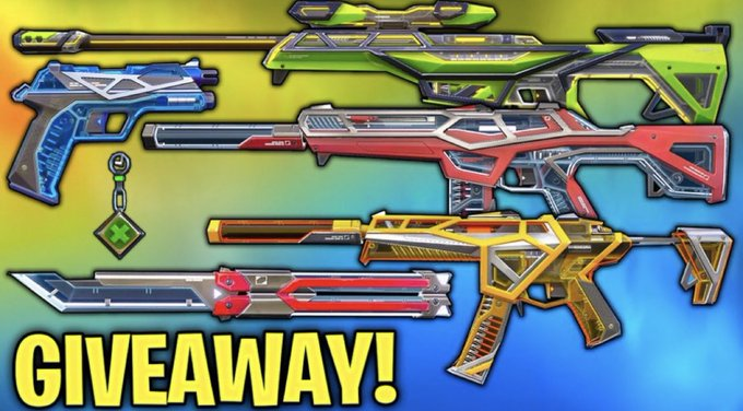 RGX 11Z PRO 2 BUNDLE GIVEAWAY

Follow: 
@ValorantDropss

Like &amp; Retweet 
Comment when done ✅ 
Give away ends in 1 day

#VALORANT #Giveaway #RGX #valorantgiveaway
